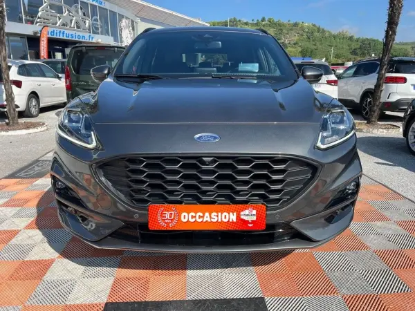 Ford KUGA 2.0 TDCI 120 ST LINE X BVA GPS Caméra Hayon Pack Hiver Attelage - Photo 2